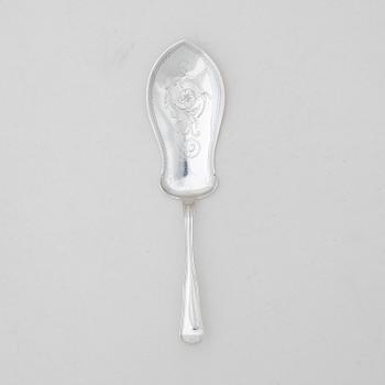 Tårtspade, silver, Danmark 1870-tal.