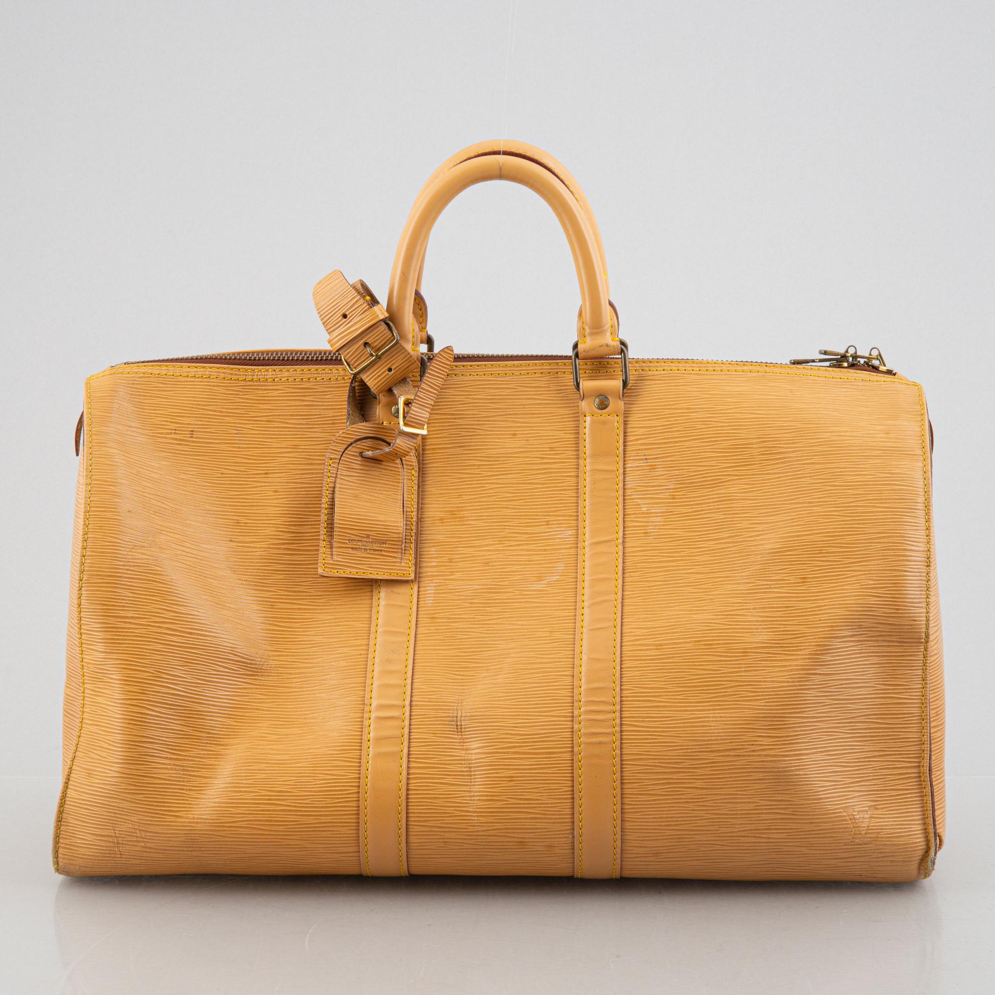 Louis Vuitton, weekend bag, "Keepall 45", 1987.
