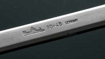 A 35 PIECE STEEL CUTLERY SET BY ROSENTHAL.