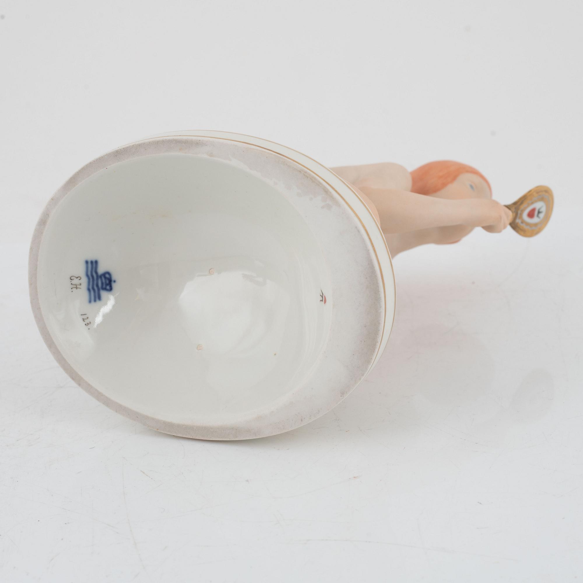 Gerhard Henning, a porcelain figurine, Royal Copenhagen, Denmark.