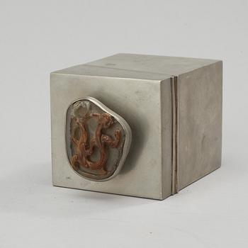 A Estrid Ericson pewter box by Svenskt tenn 1944.