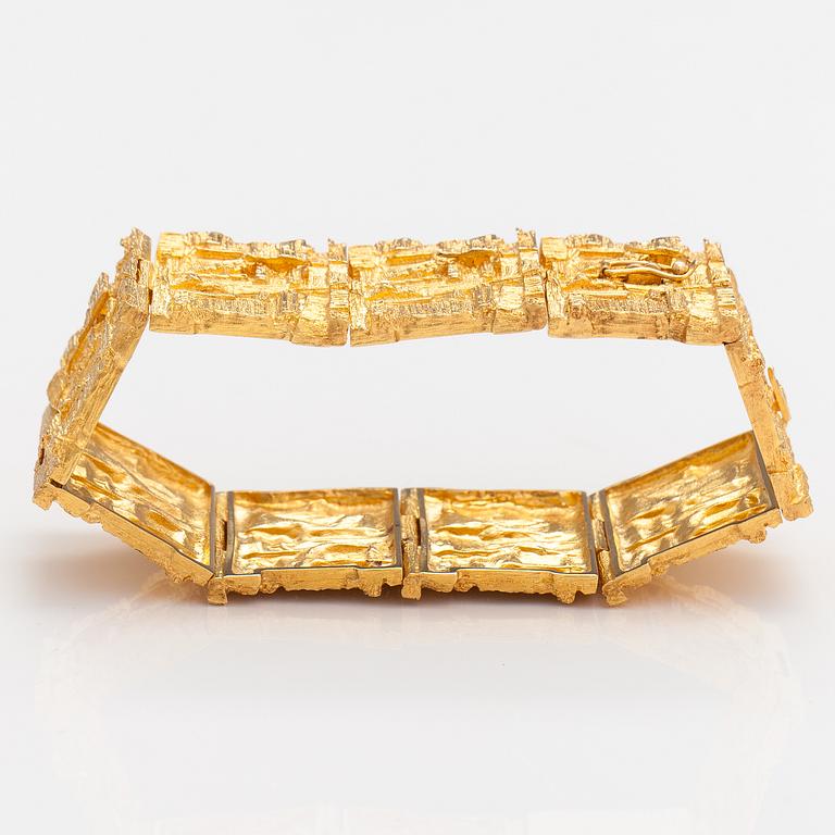 Björn Weckström, Armband "Opus 381", 18K guld. Lapponia 1969.