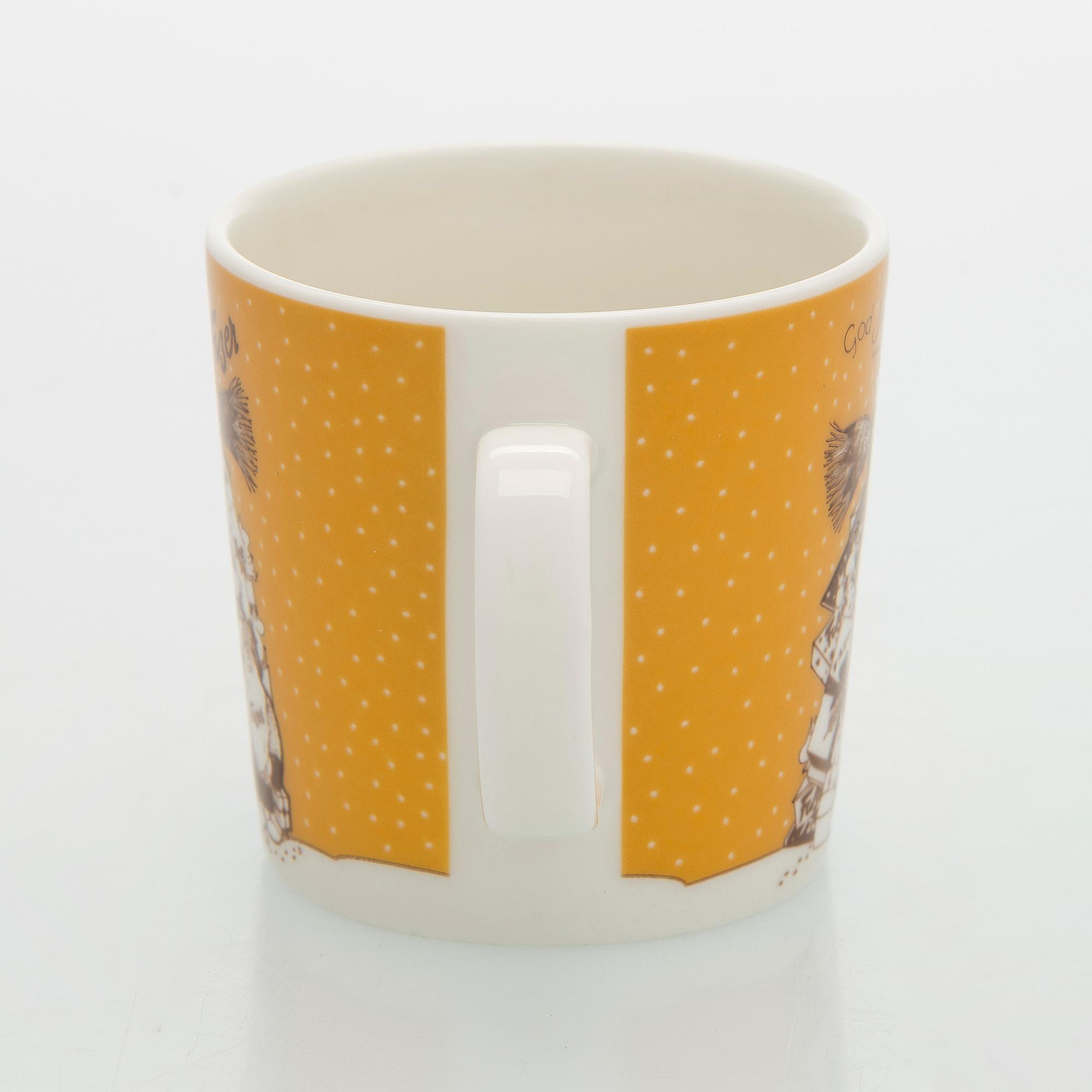 Muumin-mug, porcelain, 'Fazer Café', Moomin Characters, Arabia 2004, numbered 68/400.