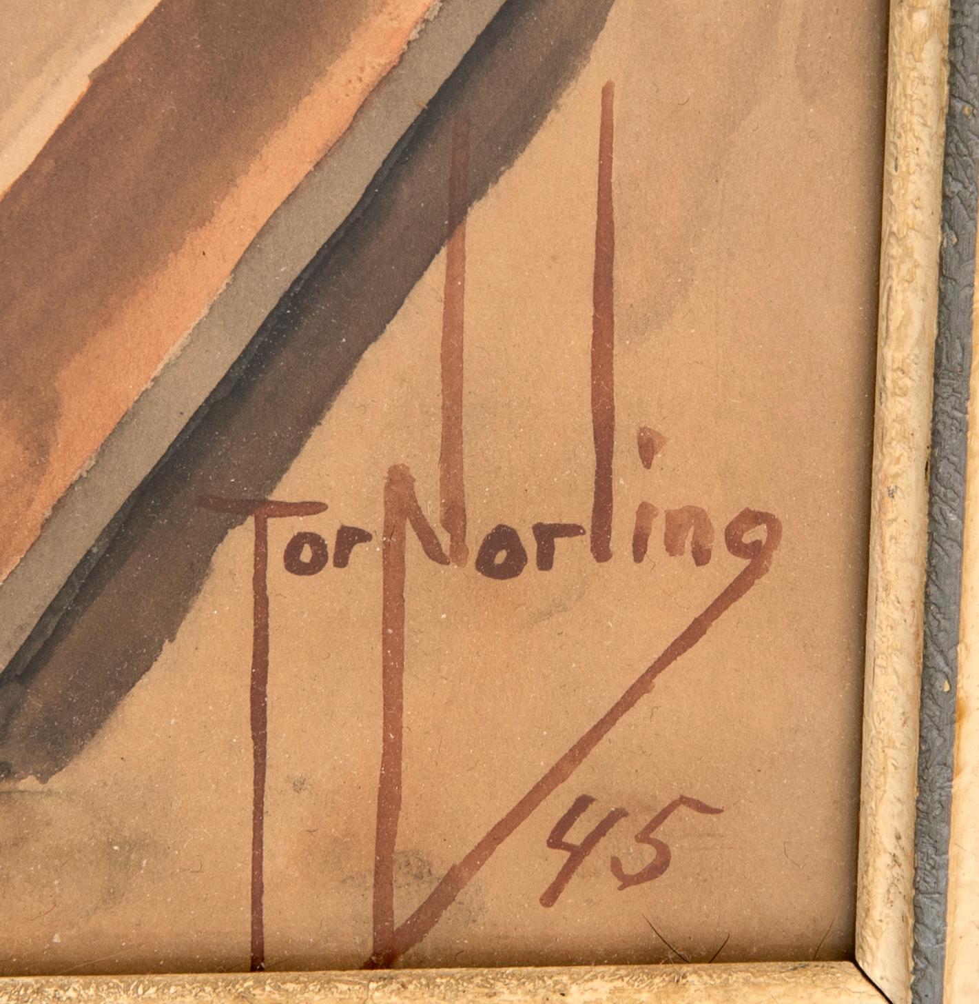 Tor Norling, stilleben med bok.