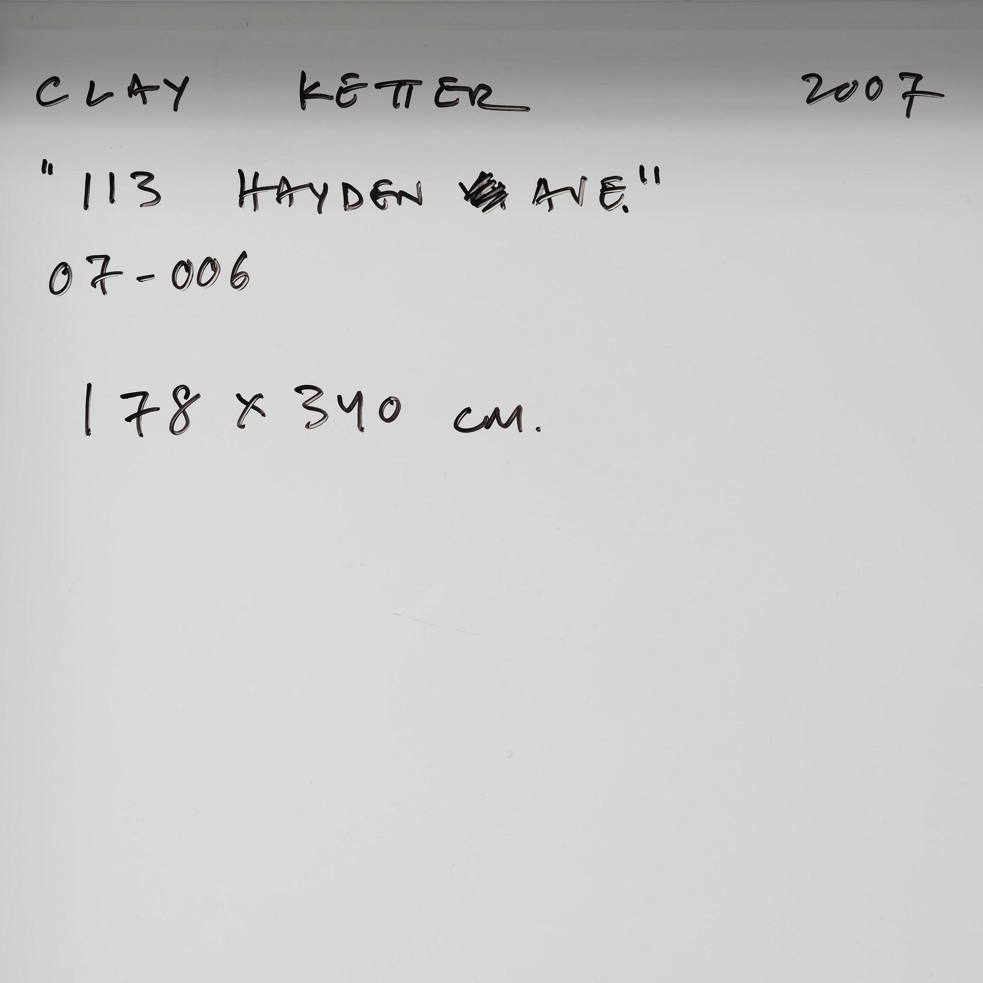 Clay Ketter, "113 Hayden Ave".