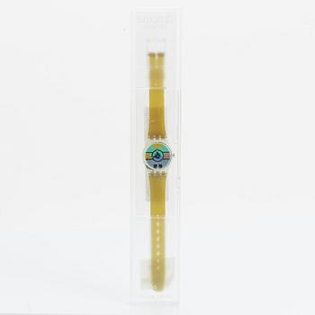 Swatch, Flamingo Deli, wristwatch, 25 mm.