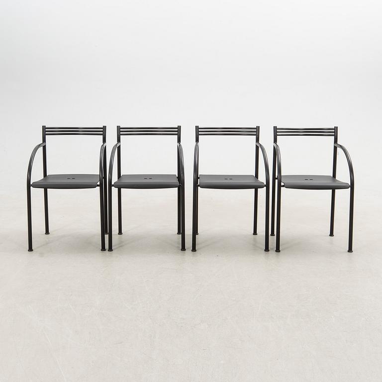 Philippe Starck, chairs, 4 pcs, "Fransesca Spanish", Baleri, Italy.