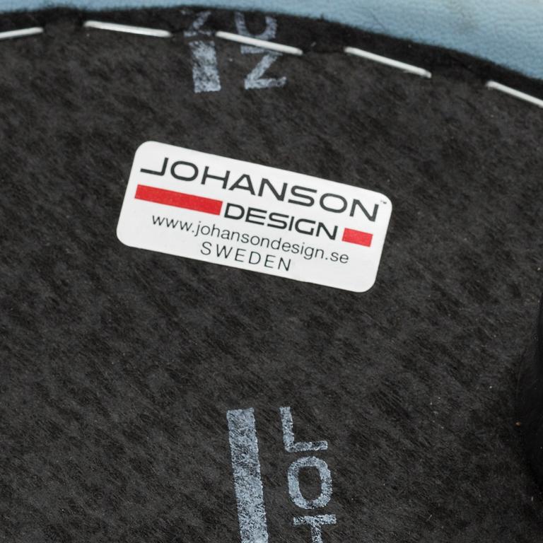 FOUR JOHANSSONS DESIGN STOOLS.