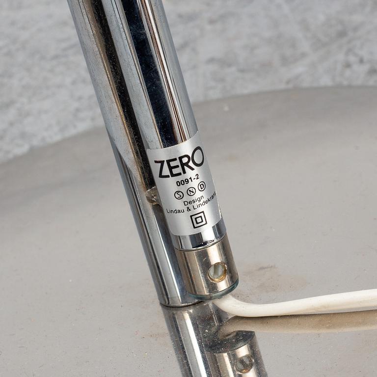 BÖRGE LINDAU & BO LINDECRANTZ, a table lamp and a ceiling lamp, Zero, 1980's.