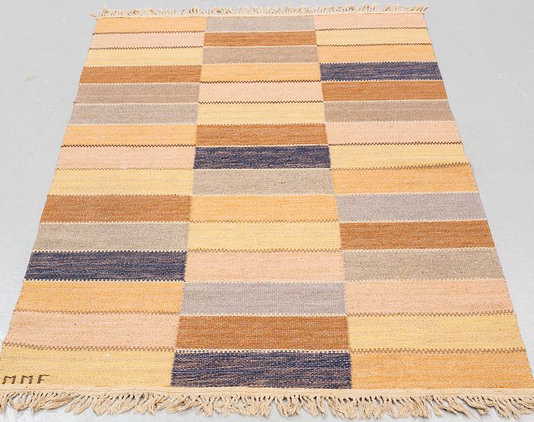 Märta Måås-Fjetterström, matta, "Nöthåret", rölakan, ca 197,5 x 118-119 cm, signerad MMF.
