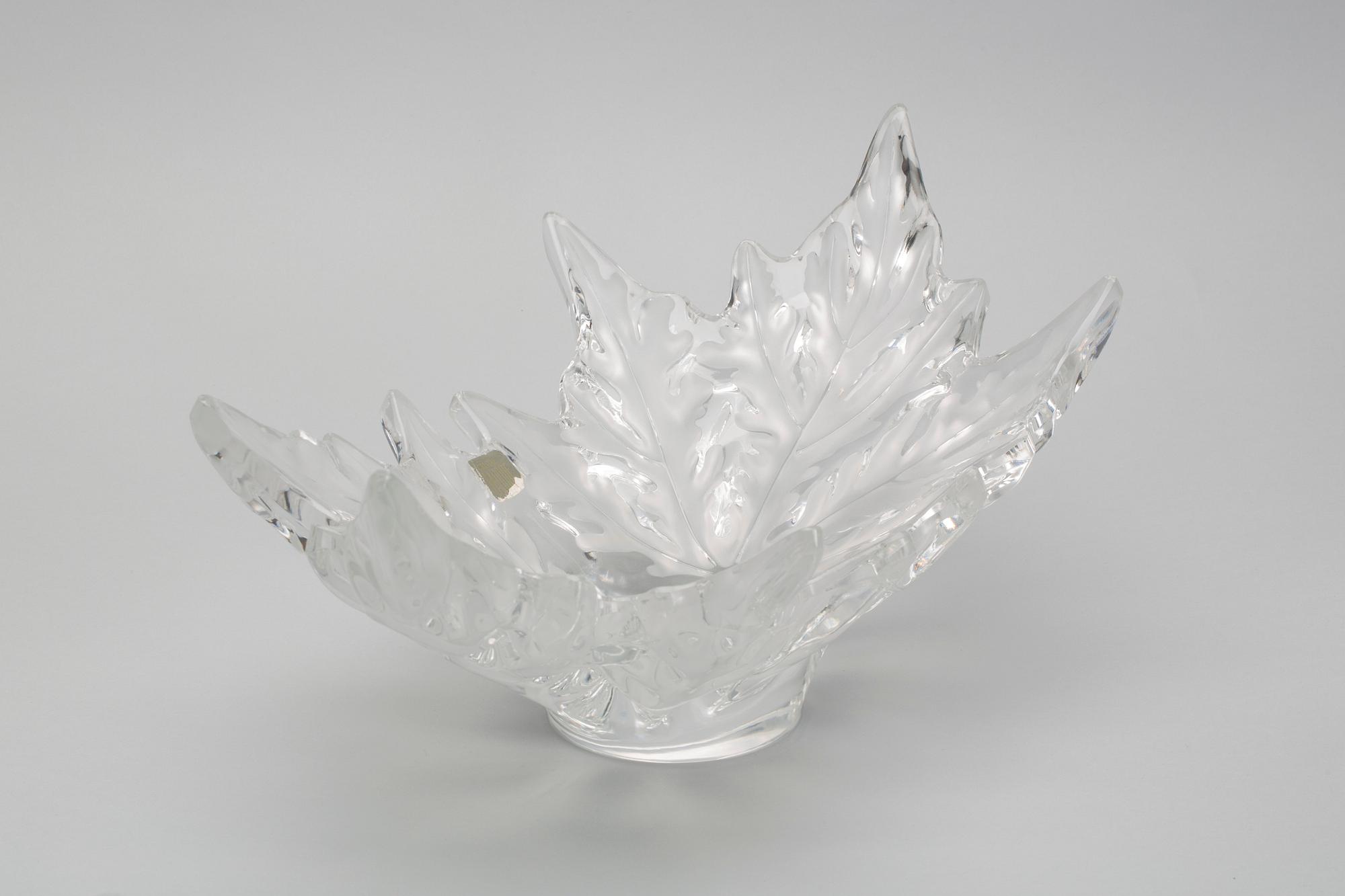 SKÅLFAT, "Champs Elysées", signerad Lalique France.
