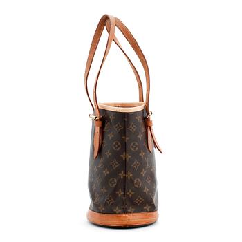 LOUIS VUITTON, a monogram canvas shoulder bag "Petite Bucket".