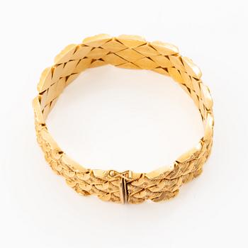 Bracelet, 18K gold, Italy.