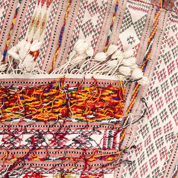 Woven Kelim Nader old/semi-antique two joined panels approx. 172x122 cm.