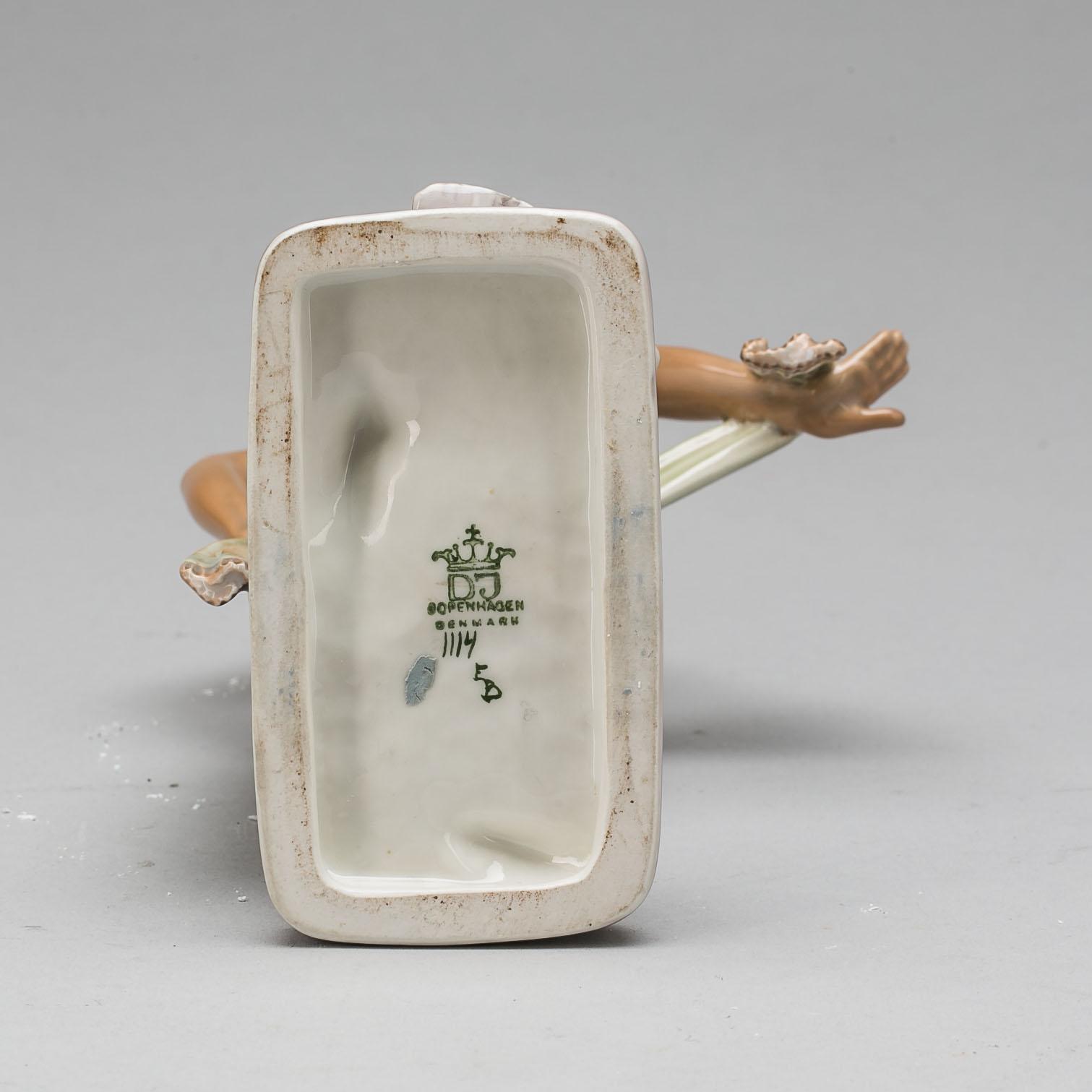FIGURIN, porslin, Dahl Jensen, Danmark.