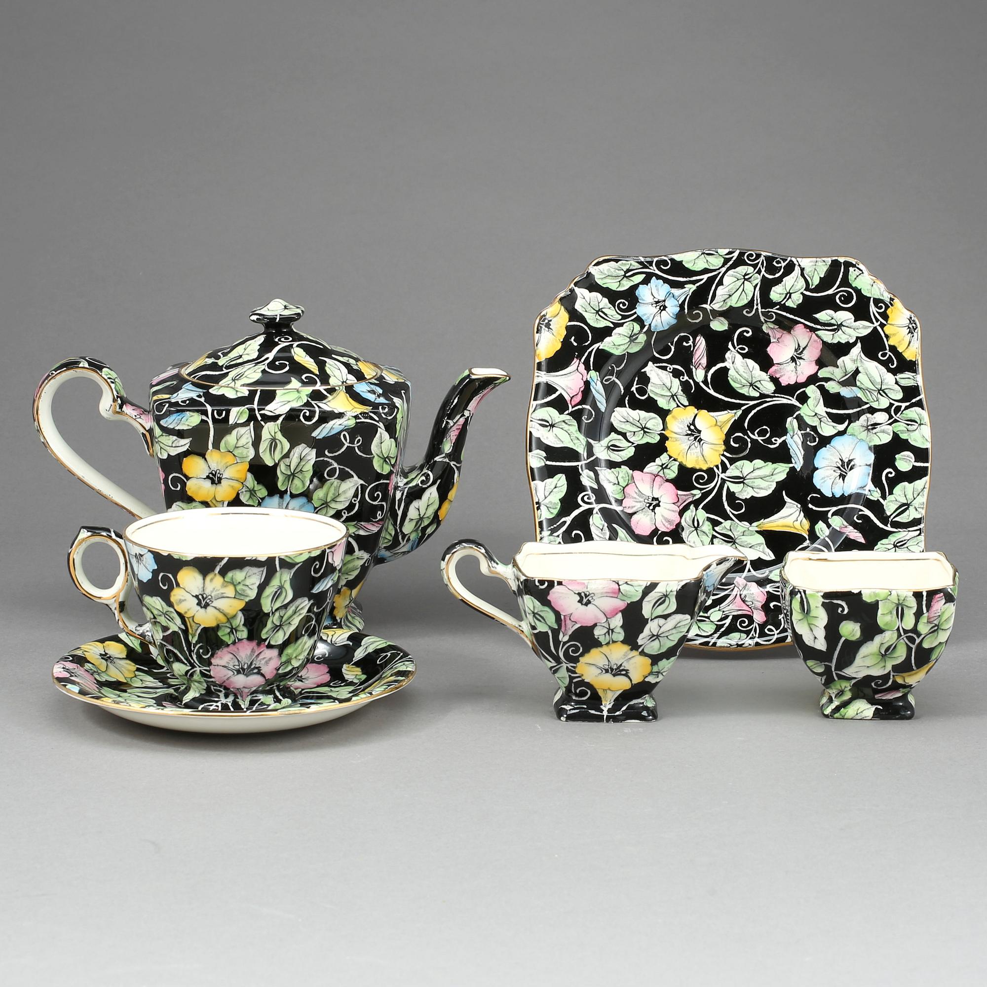 TESERVIS, 27 delar. Royal Winton, England, 1900-talets andra kvartal.
