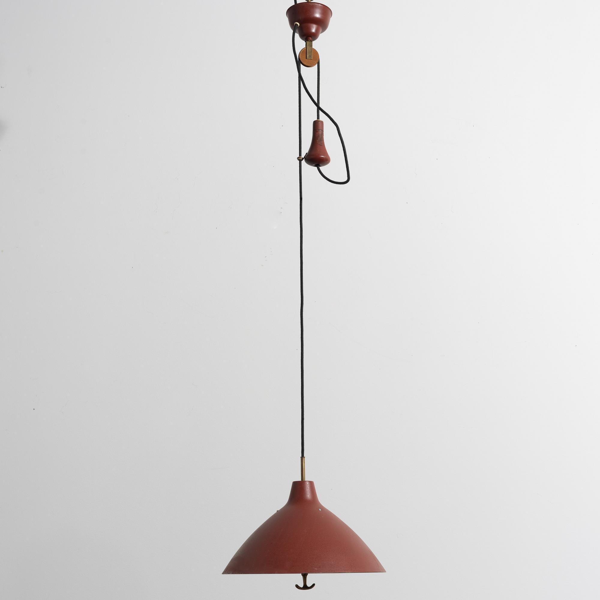 Asea, a ceiling lamp model "1617", 1950s.