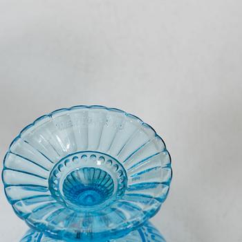 Iittala, Bowl on foot, 20 pcs, glass, "Mariskooli", Marimekko, Iittala, Finland.