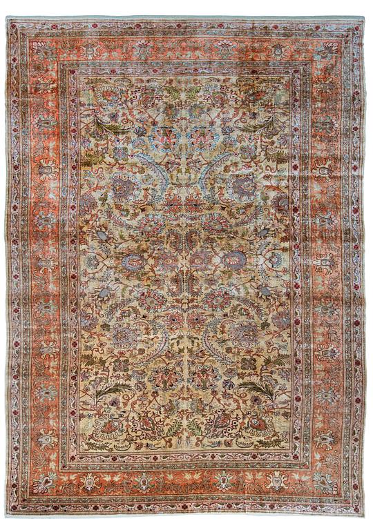 OLD SILKE HEREKE. 306,5 x 222 cm.