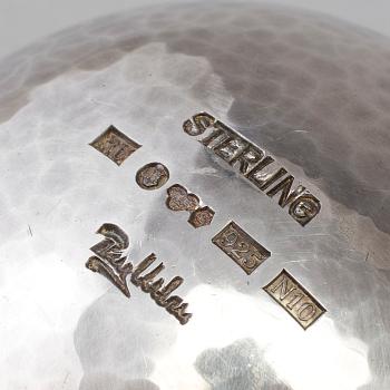 REY URBAN, a pair of sterling silver tumblers, Stockholm, 1987.