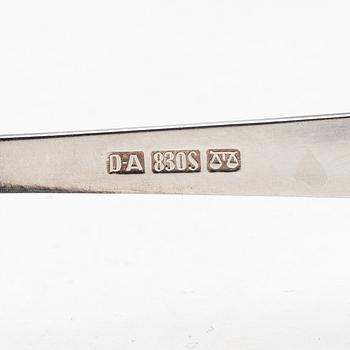 David Andersen, dessert spoons, 12 pcs, silver, Norway.