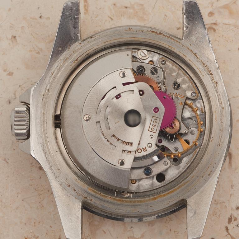 ROLEX, Oyster Perpetual, Submariner (200m=660ft), "Upper-underline, gilt, meter first, pointed crown guards",