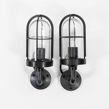 Wall lamps, a pair, Tekna, "Nautic", Docklight Wall.
