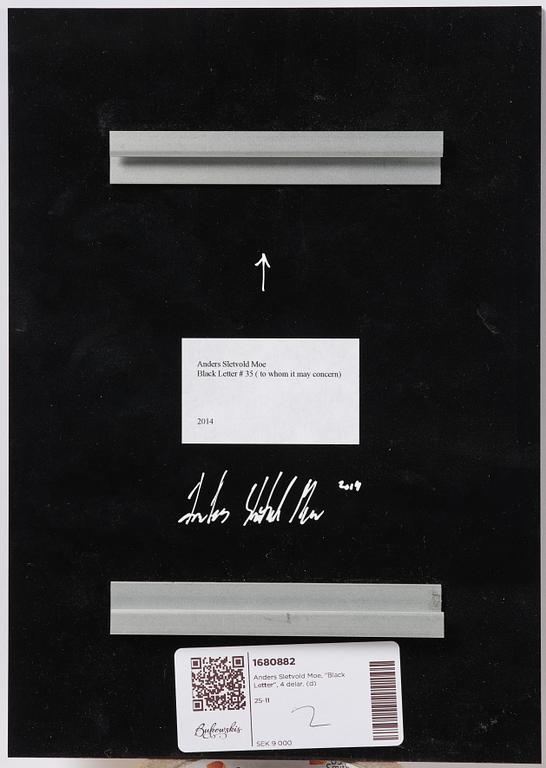 Anders Sletvold Moe, "Black Letters".