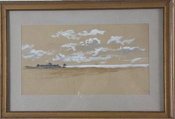 ADRIAN-NILSSON, GÖSTA, gouache, sign.