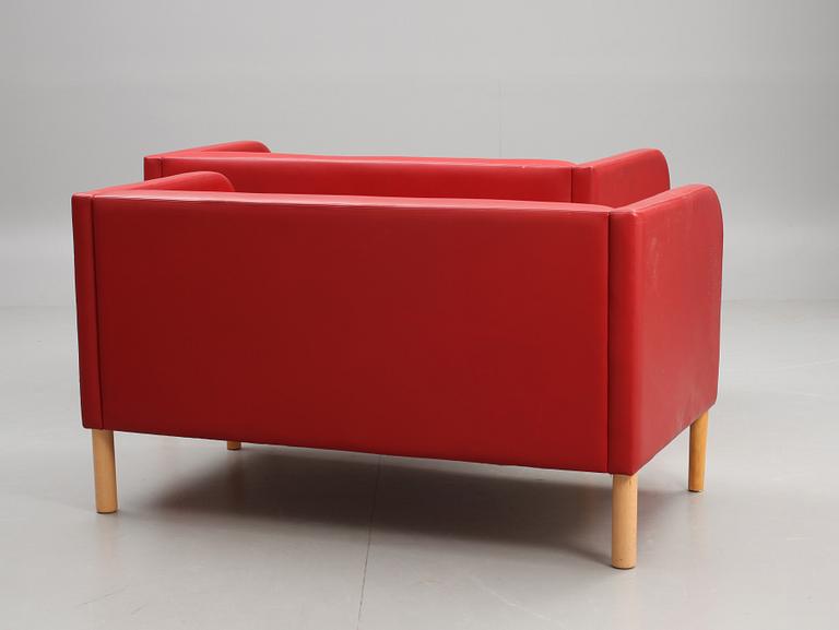 SOFFOR, ett par, "London", Knud Faerch, Källemo.