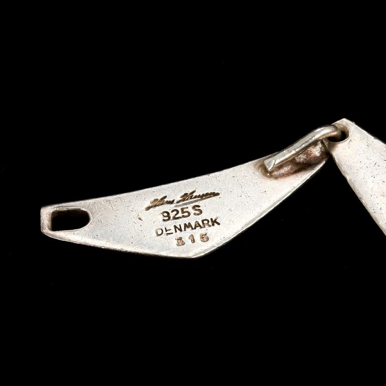 HALSBAND, silver, Hans Hansen, Danmark. Vikt 35 g.