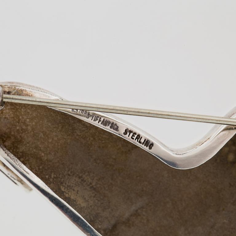 BROSCH, Tiffany & Co, sterling silver, daterad 1988.