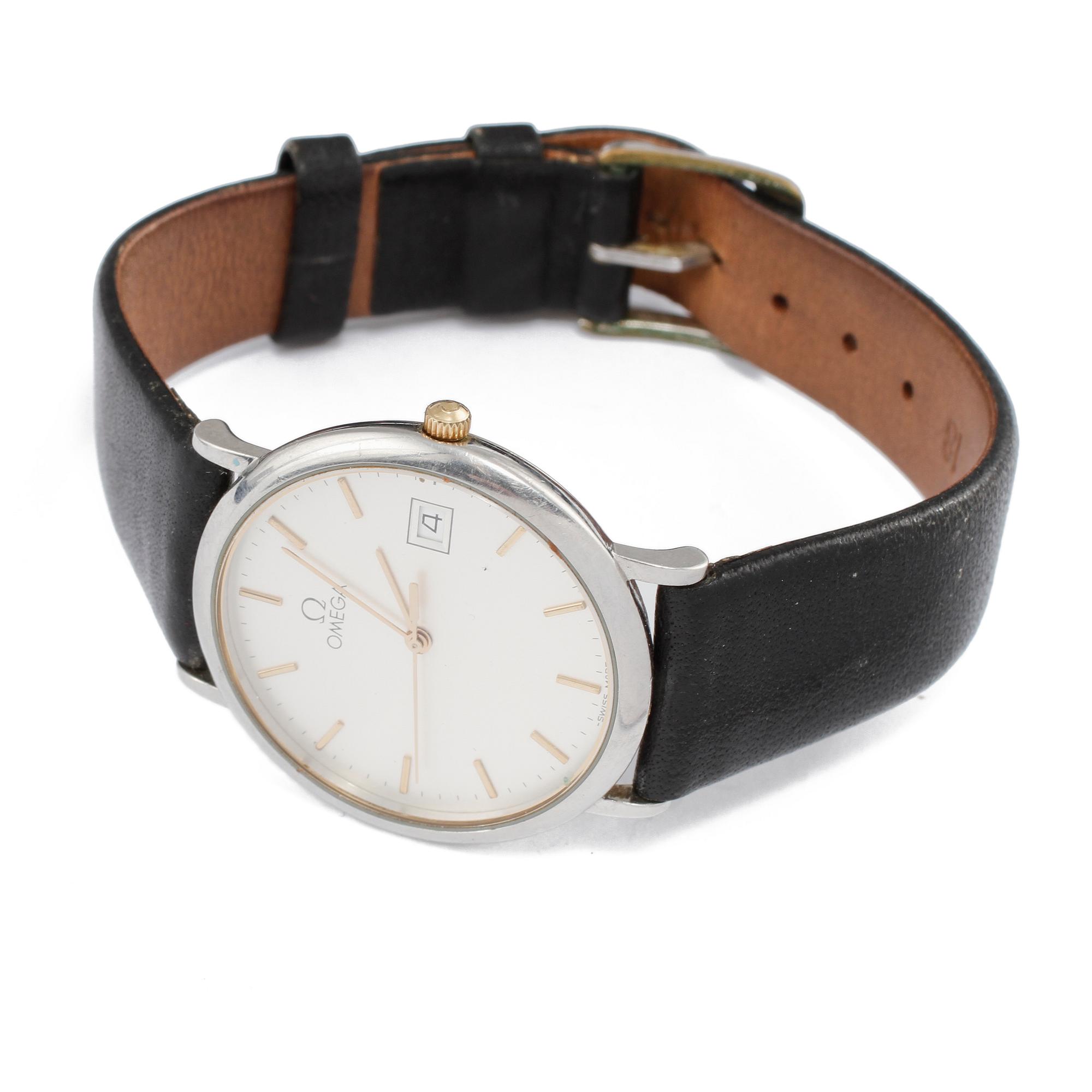 HERRARMBANDSUR, Stål, Omega, De Ville, 1900-talets slut.