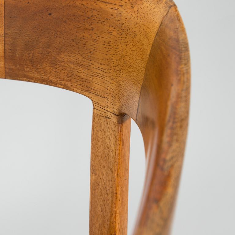 Ole Wanscher, A rosewood armchair, model J2883, cabinetmaker AJ Iversen, Denmark 1960s.