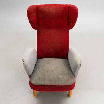 A mid 1940s armchair for Hiort Tuote Puunveisto, Finland.