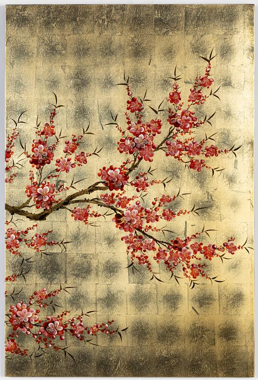 Triptyk, japansk stil, 1900-tal.