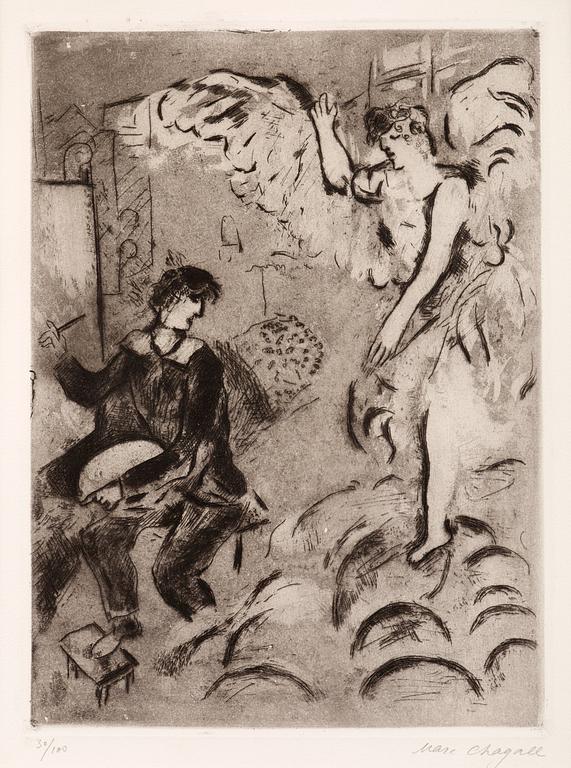 Marc Chagall, "L'Apparition I".