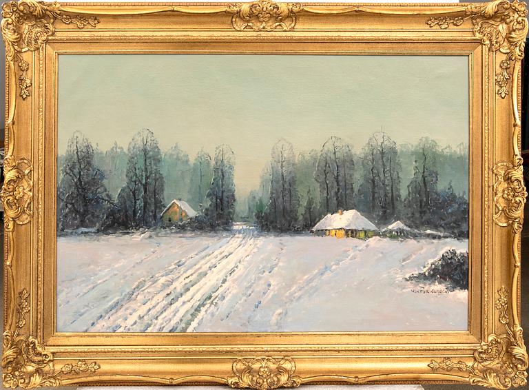 Wiktor Korecki, Winter Scene.