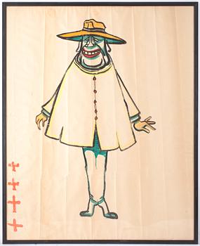 Carl Kylberg · CARL KYLBERG, akvarell, osignerad.