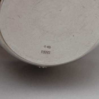 PARTI SILVER, 4 delar, importstämplar, vikt ca 105g.