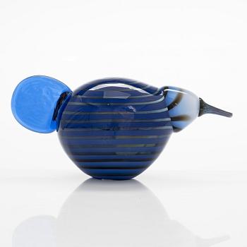 Oiva Toikka, årsfågel 2018, "Pilot", signerad O. Toikka Iittala 2018.