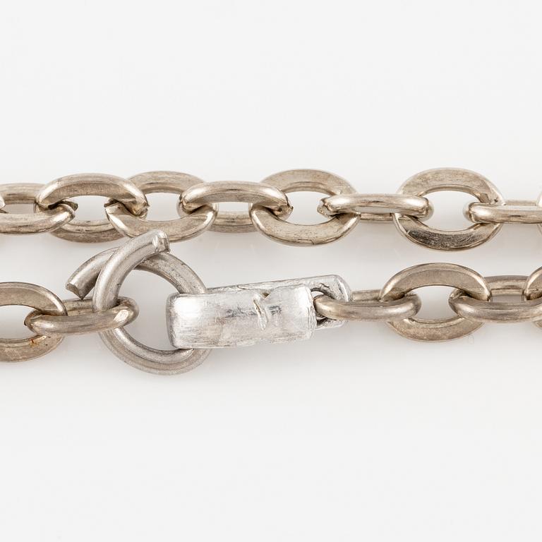 Rey Urban, necklace, silver, Stockholm 1969.