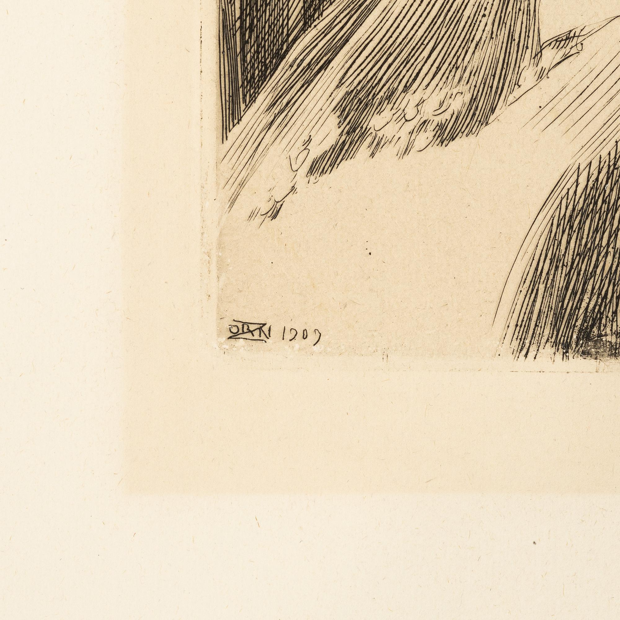 Anders Zorn, "Änkedrottning Sophia".