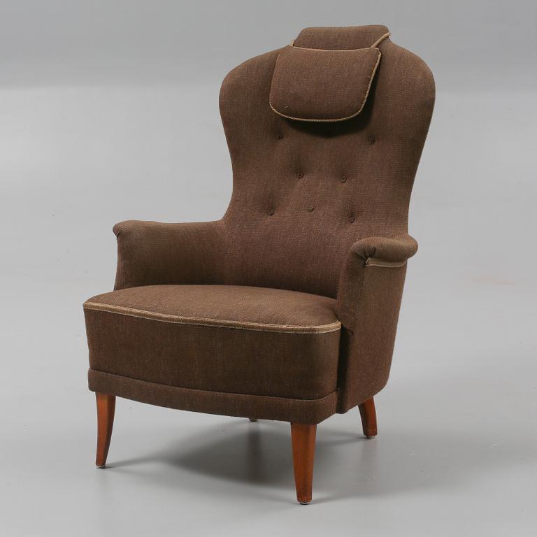 FÅTÖLJ, "Farmor", Carl Malmsten, 1900-talets andra hälft.