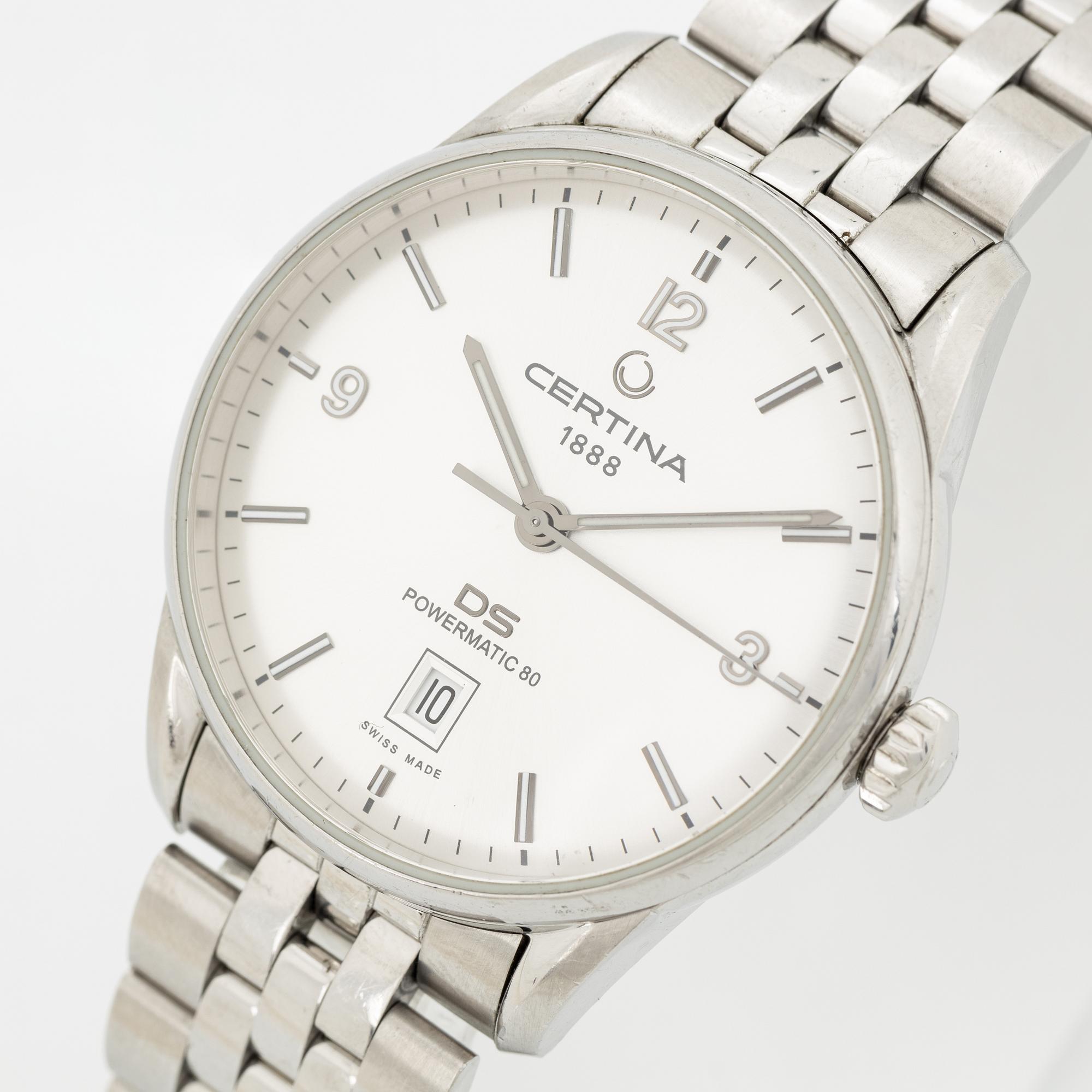 Certina, DS, armbandsur, 40 mm.