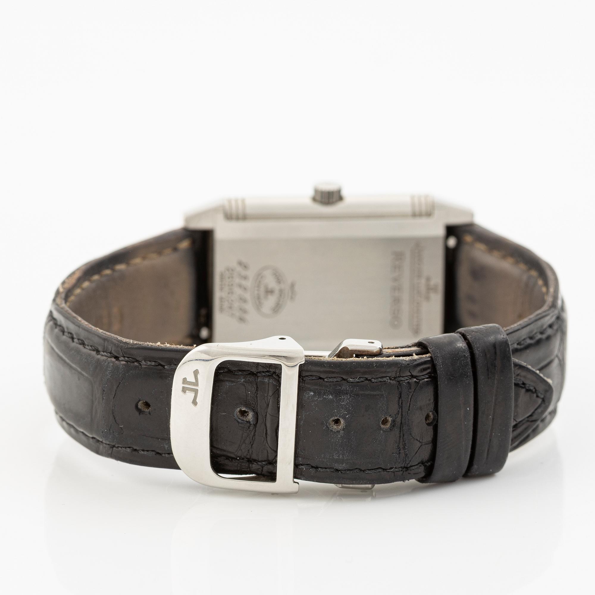 Jaeger-LeCoultre, Reverso Classique, wristwatch, 38.5 x 23.05 mm.
