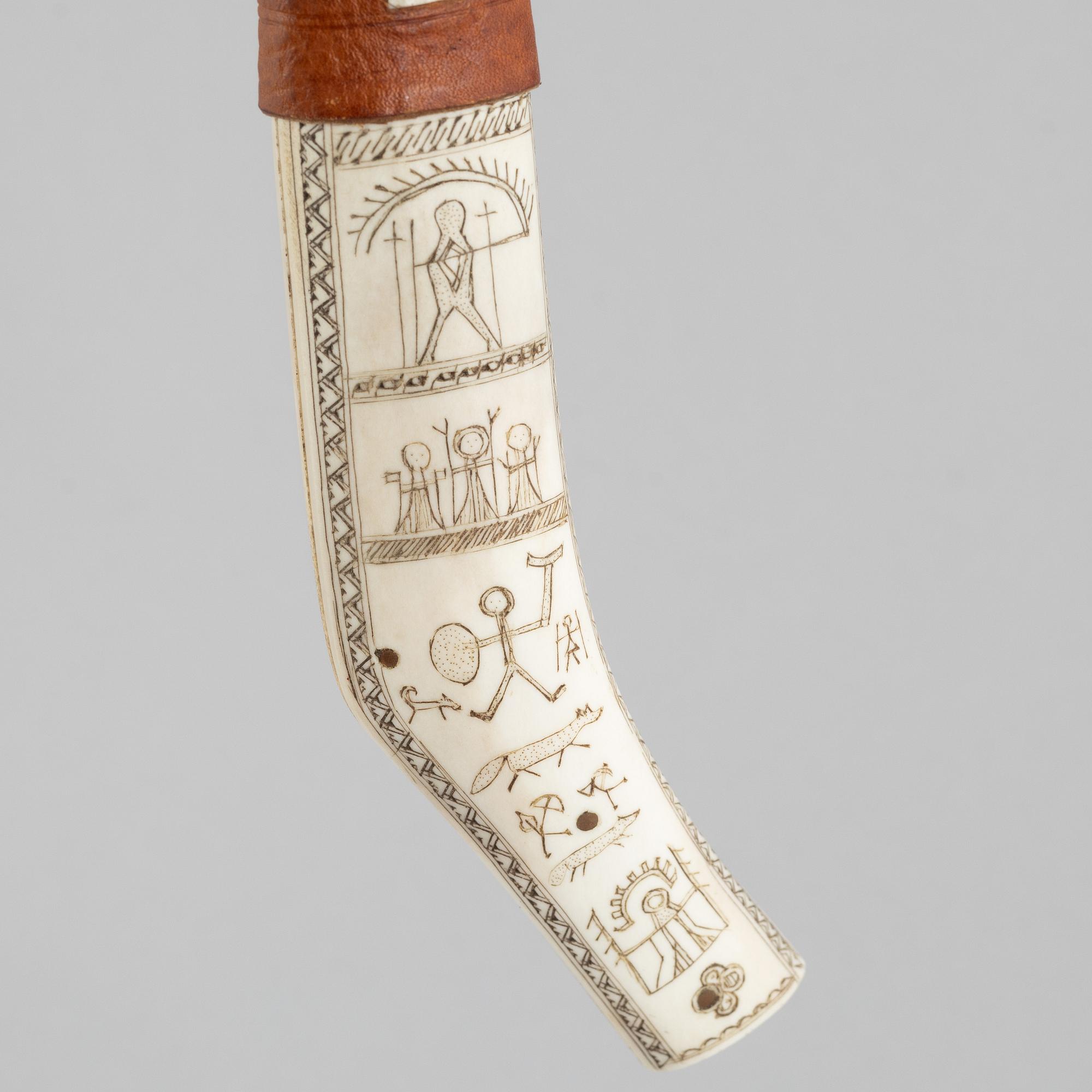 Johan Fankki, a knife, signed.