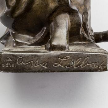 Asta Lilbaek, skulptur  "Flickan med guldhornet".