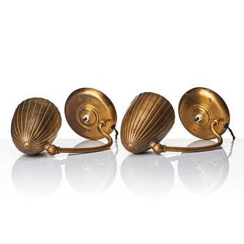 Harald Notini, a pair of table lamps, model '15470', Arvid Böhlmarks Lampfabrik, Sweden, 1940s.