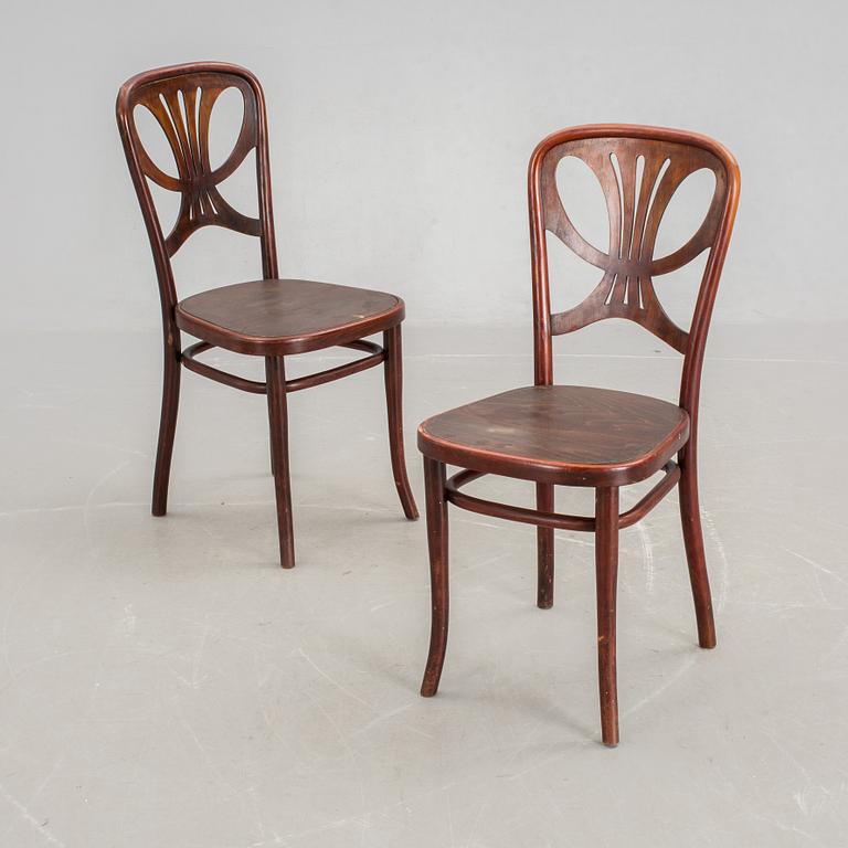 STOLAR, ett par, märkt; Thonet.